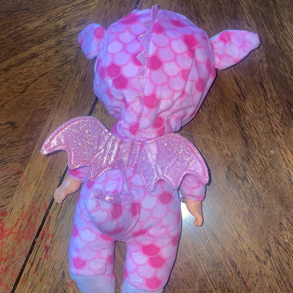 Cry Baby doll real tears dragon suit